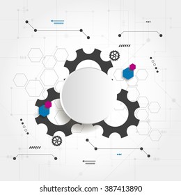 New technology business background