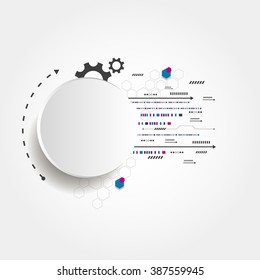 New technology business background