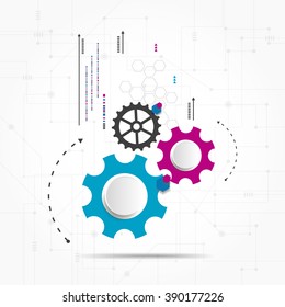 New technology business background