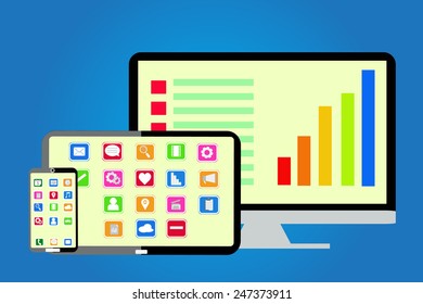 New technology for computer smart phone and tablet.