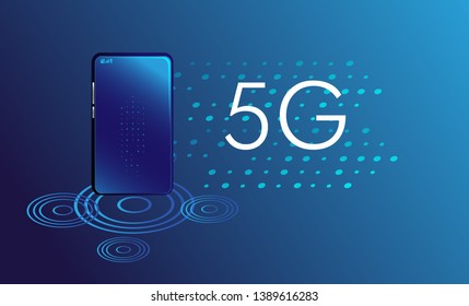 	
New technology Internet connection, the concept of 5G whole network, sense of science and technology graphic design.