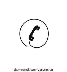 new telephone vector type icon