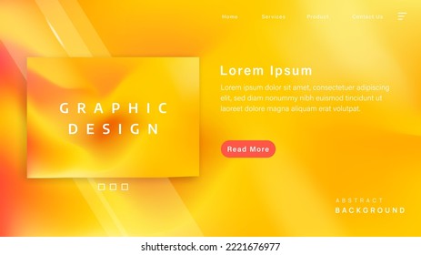 new template design with orange and yellow gradient blur background. for displaying website banners, landing pages, displaying product advertisements, and presentations