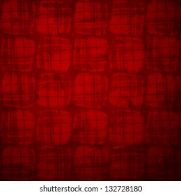 new textured pattern with retro style shapes can use like red abstract background