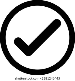 New tick design vector art design