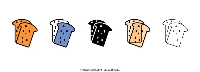 new toast vector type icon