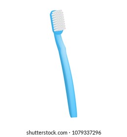 New toothbrush icon. Realistic illustration of new toothbrush vector icon for web