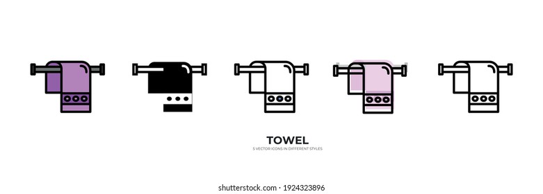 new TOWEL vector type icon