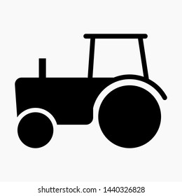 New Tractor Icon Vector Design Template.  Commercial line vector icon for websites and mobile minimalistic flat design.
