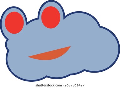 new trandy funny cloudy design and art 