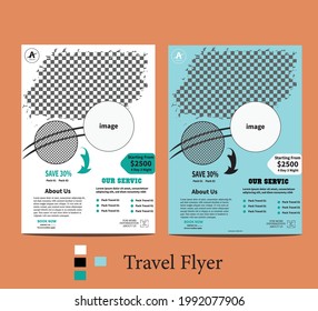 NEW Travel flyer design vector 