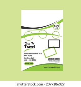 New Travel Flyer Vector File