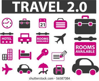 new travel signs. vector