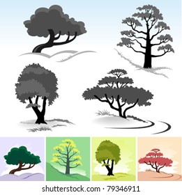 New !  Tree Icons and Symbols