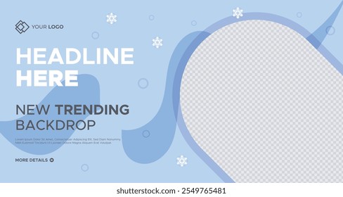 New Trend Business Presentation Slides Background Template. Geometrical Shape Corporate Business Web Banner. Innovative Layouts and Creative Backdrop for Header, Slides, Flyer, Invitation Cover