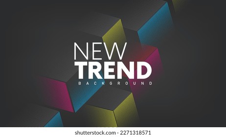 New Trend Modern Abstract Template Design. Geometrical Minimal Shape Elements. Innovative Layouts and Creative Illustrations. Minimalist Artwork and Geometric Shapes. Creative Cover Advertise Design. 