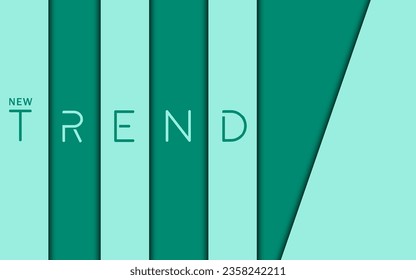 Nuevo diseño de plantilla de resumen moderno de tendencia. Elementos de forma geométrica mínima. Diseños innovadores e ilustraciones creativas. Material gráfico minimalista y formas geométricas. Diseño de publicidad de portada creativa.