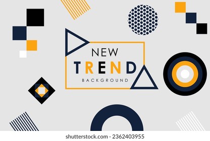 New Trend Modern Abstract Template Design. Geometrical Minimal Shape Elements. Innovative Layouts and Creative Illustrations. Minimalist Artwork and Geometric Shapes. Creative Cover Advertise Design.