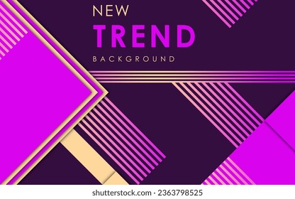 Neues Trend Modernes, abstraktes Vorlagendesign. Geometrische Minimale Formelemente. Innovative Layouts und kreative Illustrationen. Minimalistische Kunstwerke und geometrische Formen. Design für kreative Cover-Werbung.