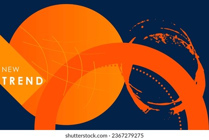 New Trend Modern Abstract Template Design. Geometrical Minimal Shape Elements. Innovative Layouts and Creative Illustrations. Minimalist Artwork and Geometric Shapes. Creative Cover Advertise Design.