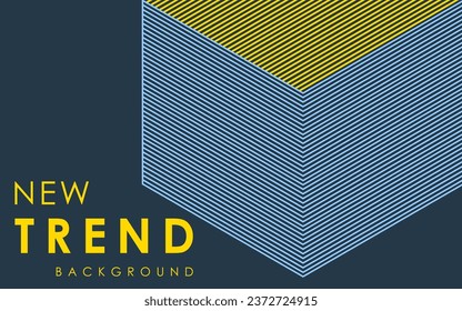 New Trend Modern Abstract Template Design. Geometrical Minimal Shape Elements. Innovative Layouts and Creative Illustrations. Minimalist Artwork and Geometric Shapes. Creative Cover Advertise Design.