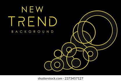 Nuevo diseño de plantilla de resumen moderno de tendencia. Elementos de forma geométrica mínima. Diseños innovadores e ilustraciones creativas. Material gráfico minimalista y formas geométricas. Diseño de publicidad de portada creativa.