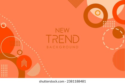 New Trend Modern Abstract Template Design. Geometrical Minimal Shape Elements. Innovative Layouts and Creative Illustrations. Minimalist Artwork and Geometric Shapes. Creative Cover Advertise Design.