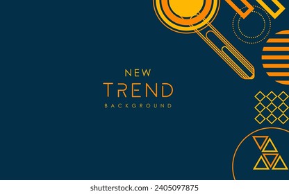 New Trend Modern Abstract Template Design. Geometrical Minimal Shape Elements. Innovative Layouts and Creative Illustrations. Minimalist Artwork and Geometric Shapes. Creative Cover Advertise Design.