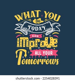 Cita de diseño de tipografía de tendencia para camisetas, afiches, ropa