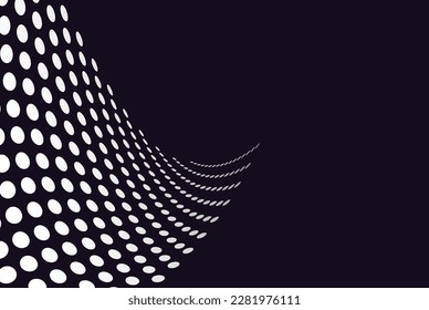 New trendy Abstract background vector illustration with black and white theme