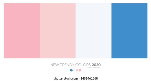 new trendy colors palette guide 2020 for your designs mobile application, web designs and graphic designs - clean colors vector 9