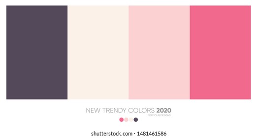 new trendy colors palette guide 2020 for your designs mobile application, web designs and graphic designs - clean colors vector 6