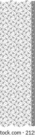 Nuevo patrón de flor de moda. Patrón floral vectorial sin fisuras de moda. Impresión sin fin. tela. en la pared. papel. impresión superficial. de fondo. textura. uso de mosaico