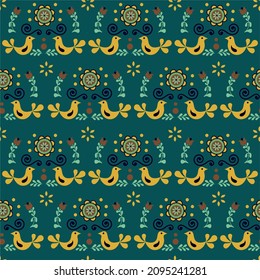 New trendy folk pattern will be a great addition to your project. Editable vectors that you can scale with no loss in quality.