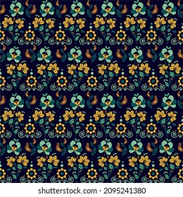 New trendy folk pattern will be a great addition to your project. Editable vectors that you can scale with no loss in quality.