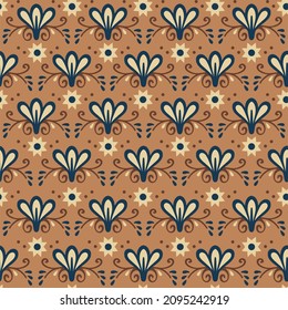 New trendy folk pattern will be a great addition to your project. Editable vectors that you can scale with no loss in quality.