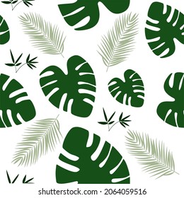 New trendy seamless pattern “Tropical”. Patterns is vector, scalable, editable and high-resolution for web and print use. Best choice for cards, invitations, party decorations, gif wrap, packaging,etc