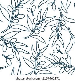 New trendy seamless patterns in botanical style . Pattern is vector, scalable, editable and high-resolution for web and print use.