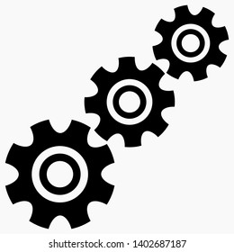 New Trendy Vector Settings Icon.
