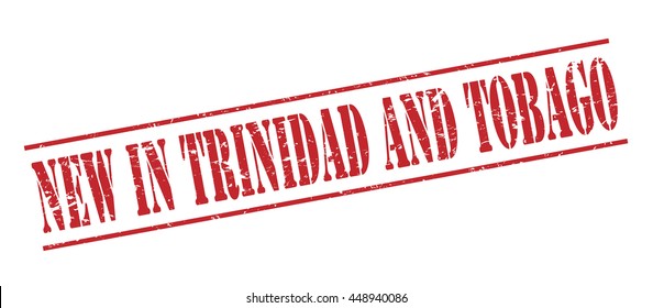 new in trinidad and tobago vector stamp on white background