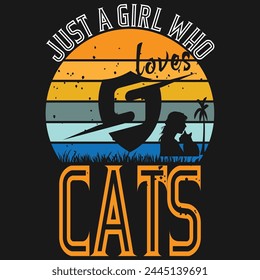 Neues T-Shirt-Design für Smart Cats.Vektorgrafik Design Vorlage.