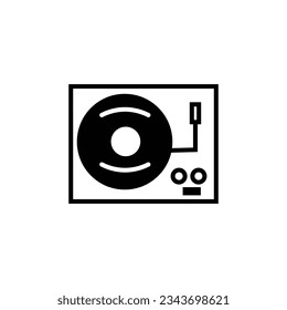 new turntable vector type icon
