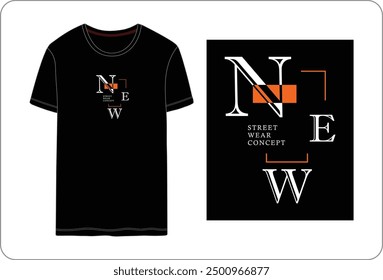 New, typographic Vector design illustration t shirt printing