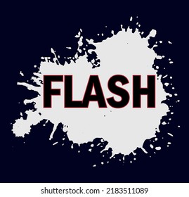 New Typography Flash Tshirt Design, Stylish Tshirt Design, Fashionable Tshirt,