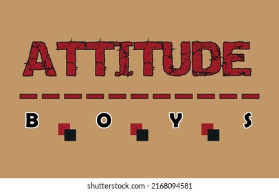 New Typography Tshirt Design, Attitude Boys Tshirt Design, Fashionable Tshirt,