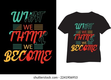 new typography t-shirt design template