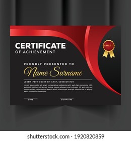 New and unique certificate template