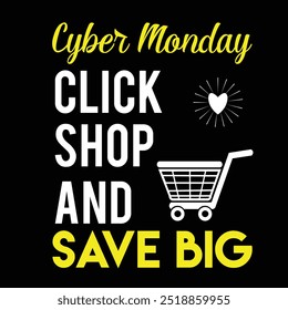 New and unique cyber-Monday t-shirt design 