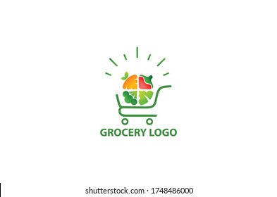 new unique grocery store logo design
