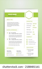 New Unique Resume Template Design